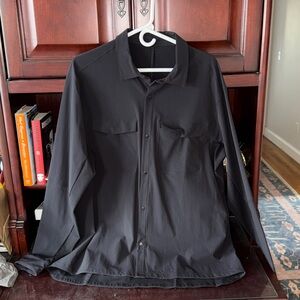 Lululemon double down Black Long Sleeve Shirt